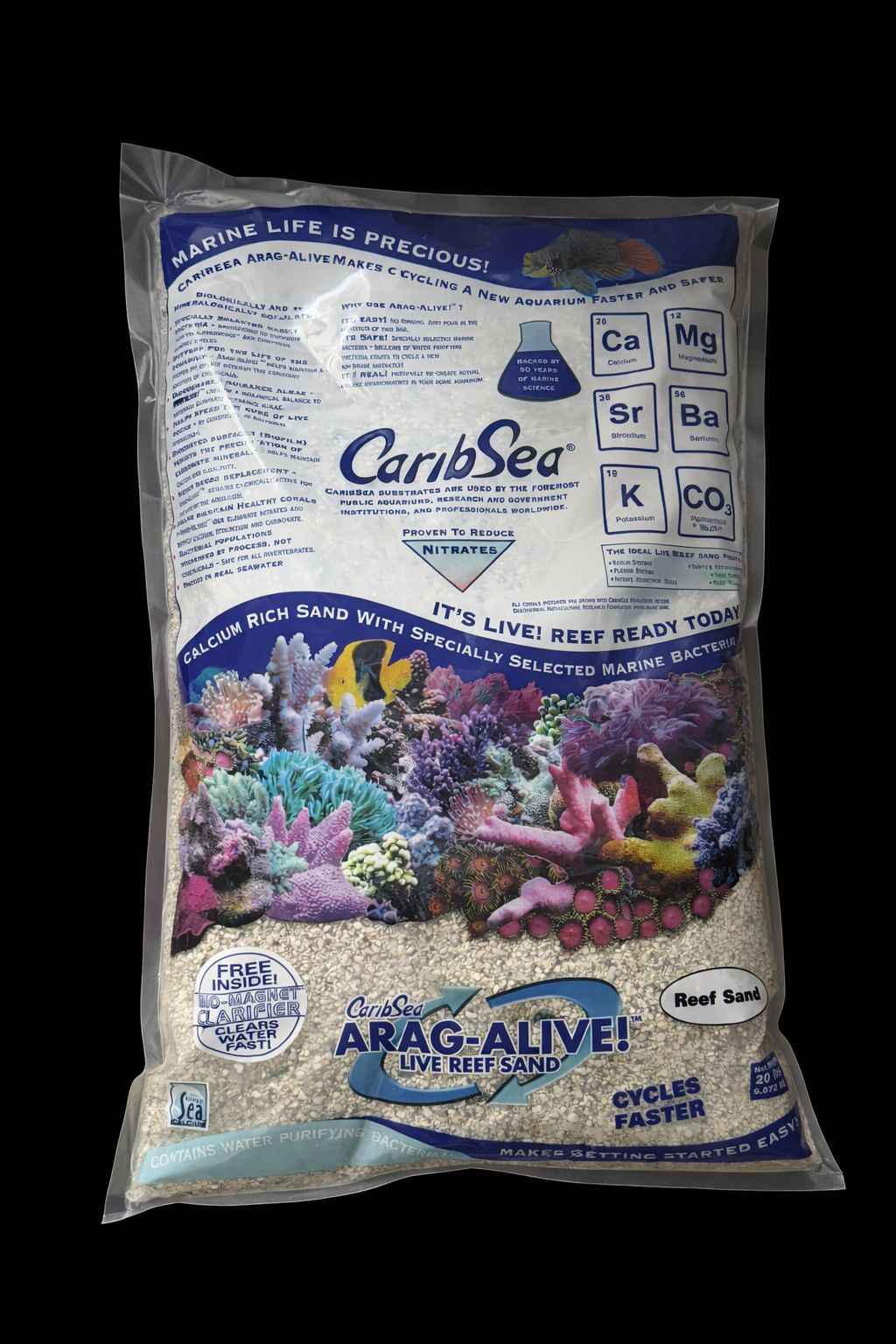 CARIBSEA Arag-Alive Special Grade Reef - Nisip viu 9,07 Kg 1-2 mm